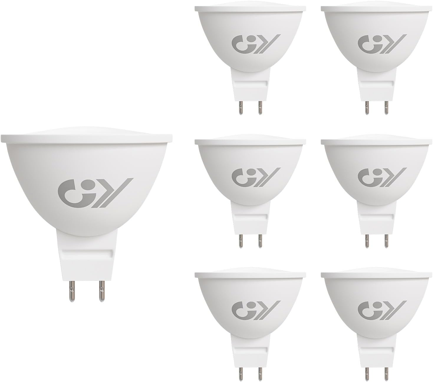 GY Ampoule LED MR16 GU5.3 12V 4.5W 663 lumens remplace halogène 60W classe énergétique C