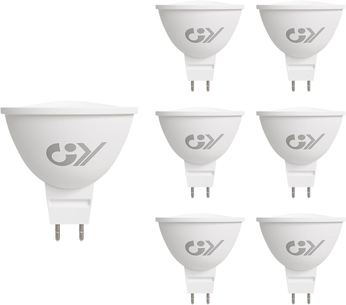 GY Ampoule LED MR16 GU5.3 12V 4.5W 663 lumens remplace halogène 60W classe énergétique C