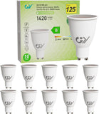 GY Ampoule LED GU10 9W 1420 lumens remplace halogène 125W IP44 col long classe énergétique B