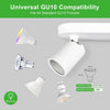 GY Modern 3-Way LED Ceiling Spotlight - 360° Adjustable GU10 Track Lighting for Kitchen & Living Room (Black/White) - GY STORE