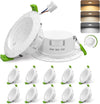 GY IP44 Waterproof Recessed LED Downlight 3-Color CCT