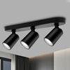 GY Modern 3-Way LED Ceiling Spotlight - 360° Adjustable GU10 Track Lighting for Kitchen & Living Room (Black/White) - GY STORE